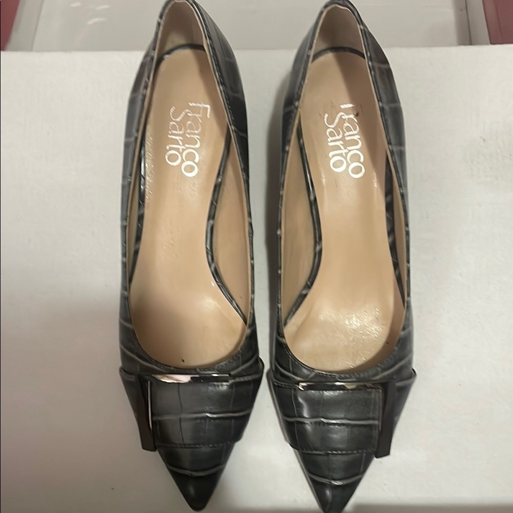 Franco Sarto reptile heels